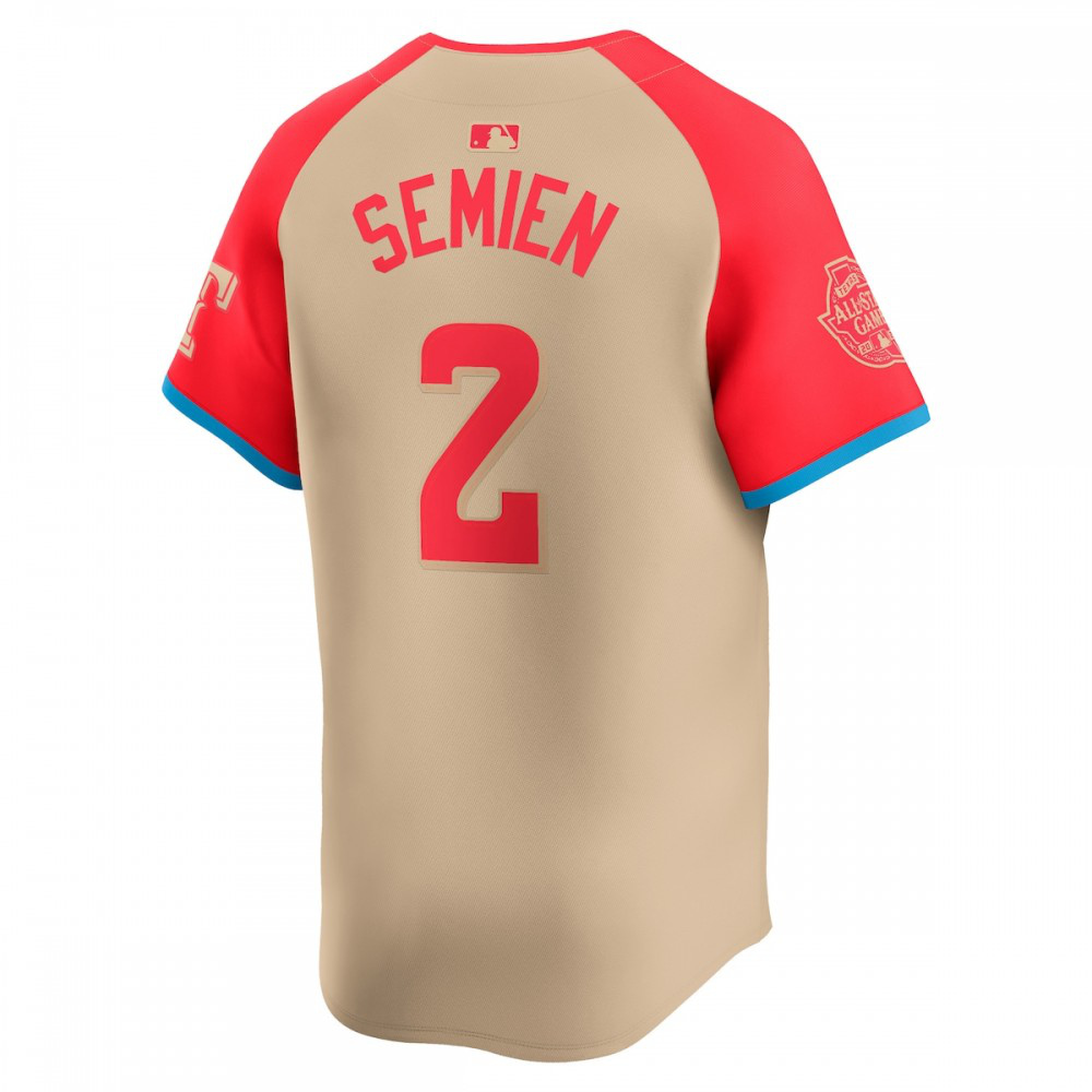 Marcus Semien American League 2024 MLB All-Star Game Limited Player Jersey - Cream-Pro Kit Vault | Brand New 26/27 Sports Jerseys